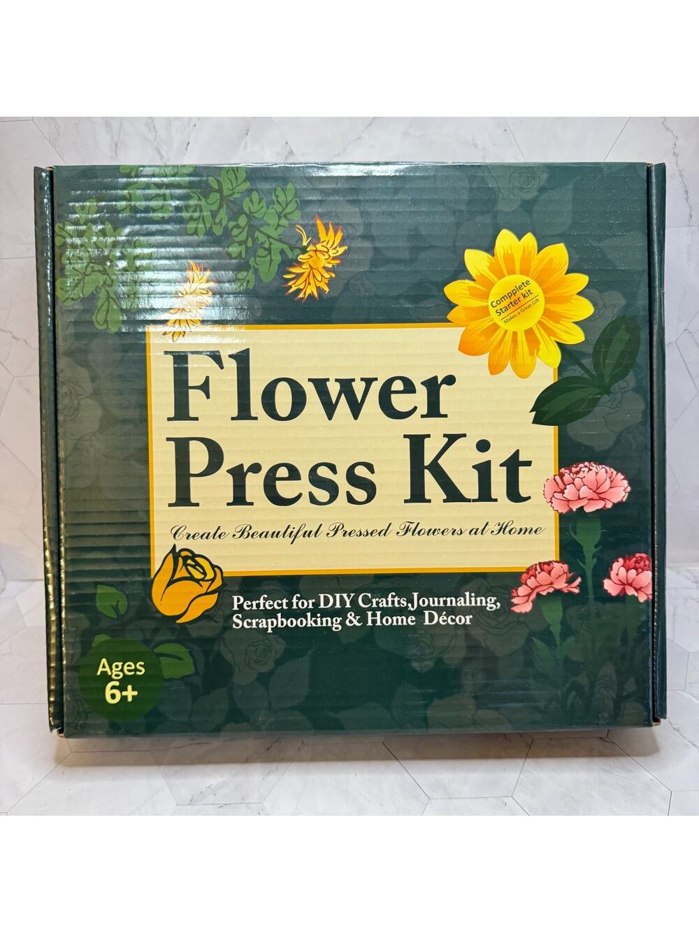 Flower Press 11x11" Wooden 10 Layer Complete Kit DIY Floral Crafts MeRGBWLife